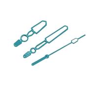 YELEMEABHB Watch Hands for NH35 NH36 4R 7S Movement 3 Pins Green Luminous Pointers Accessories Hand(Blu)