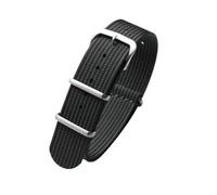 YELEMEABHB Watchband 20mm 22mm Straps Retro Watch Strap Braid Ballistic Fabric Watch strap(Gr,22mm)