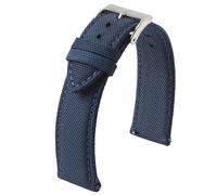 YELEMEABHB Waterproof Sailcloth Watch Band 20mm 22mm Quick Release Strap Durable Wrist Sports Bracelet For Men Watch strap(Blu,20mm)