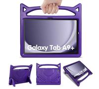 YELERWE Kids Case for Samsung Galaxy Tab A9 Plus 11inch, Lightweight Durable Shockproof Samsung Galaxy Tab A9+ Tablet Cover with Handle,Build-in Kickstand for Kids (Purple)