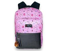 YELFE Lightweight Backpack for Men Women Kids, Height 42cm Width 34cm Depth 25cm, 35L/38L (pink planet)