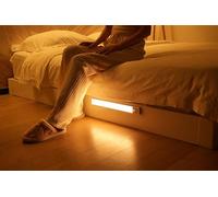 YELKO Under Cabinet Kitchen Lights Rechargeable-3 Color Temps&5 Level Brightness, Super Bright, Motion Sensor, 3200mAh Battery Operated-Long Lasting -Silvery 1Pack