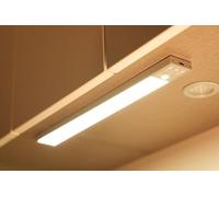 YELKO Under Cabinet Lights-3200mAh Battery Operated Closet Light-116 LEDs Rechargeable Motion Sensor Cabinet Lighting-Wireless Dimmable Under Counter Lights for Kitchen(Silvery 2Pack)