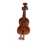 YELKOEYN Cute Violin Plushie Toy - Musical Plush, Violin Healing Doll, Skin-Friendly Fabric, Music Elements Meet Soft Plushie, Decorate Warm Little Nest, Music Plush Toys for Friends Family Kid Adult