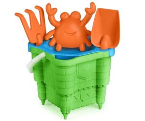 Yello 100% Recycled Bucket and Spade Set, Eco Friendly Beach Toy Sand Castle Set