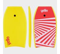 Yello 33” Slick Zig Zag Bodyboard - Yellow, Yellow One Size