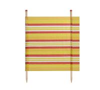 WBL Sun Protection Outdoor Standard Stripes Windbreak available in Yellow - 5 Pole