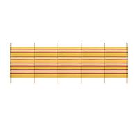 WBL Printed Outdoor Extra Tall Stripes Windbreak available in Yellow - 6 Pole