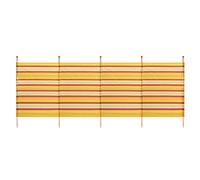Yello 5 Pole Extra Tall Stripes Windbreak - Yellow