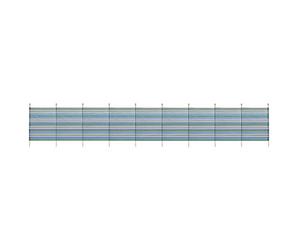 Yello WBL Sun Protection Outdoor Extra Tall Stripes Windbreak available in Green - 10 Pole, 150 cm