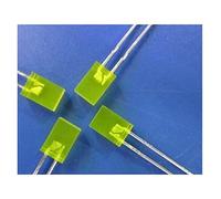Yellow 02-50 100 PCS/LOT 2X5X7 Square LED Yellow Light-Emitting diode AMNzOgOdL