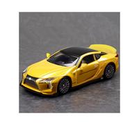(Yellow) 1:32 LC500 Alloy Sports Car Model Diecast Metal Toy Racing Vehicle Car Model Simulation Sound and Light