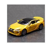 (Yellow) 1:32 LC500 Alloy Sports Car Model Diecast Metal Toy Racing Vehicle Car Model Simulation Sound and Light