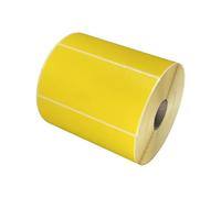 Yellow 102mm x 51mm Direct Thermal Labels, 2 Rolls / 1,000 per Roll, 4" x 2" Labels, Compatible with Munbyn, Zebra, Toshiba, Citizen etc Label Printers (102mm x 51mm, 2, Count)