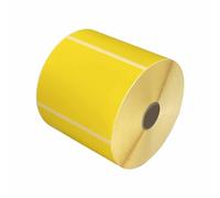 Yellow 102mm x 76mm Direct Thermal Labels, 1000 per Roll, Compatible with Munbyn, Zebra, Godex, Toshiba, Citizen, TSC etc Label Printers (102mm x 76mm, 2, Count)