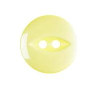 Yellow 11 mm Fish Eye Buttons - 10 Pack - Ideal for Baby Cardigans, Newborn Knits & Tiny Repairs - Giddy Square