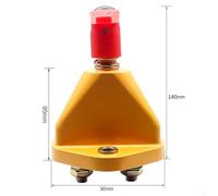 Yellow 150a Switch for Car Truck Tractor - Ignition Heavy-duty Battery Power Cut-off Switch 12v-24v Compatible X 140 Brass/zinc-plated
