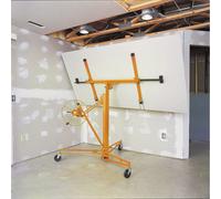 (Yellow) 16FT Rolling Drywall Lifter Panel Hoist Jack Tool