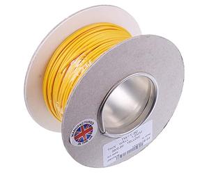 Yellow 1mm Thin Wall Cable 32/0.2mm 50M Reel 16.5A PVC Automotive Wire Reel