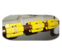 (Yellow) 3 Pairs Power Magnetic Water Conditioner SOFTENER limescale remover Kitchen Garden Bathroom