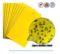 (yellow, 30pcs) 10/20/30pcs Strong Flies Traps Bugs Sticky Board Catching Aphid Insects Pest Killer