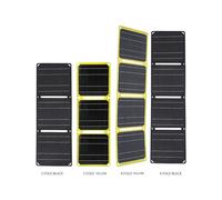 (Yellow 4 Fold) 30W/40W 5V Portable Battery Phone Charger Foldable Solar Power Bank Solar Panel Chargers for Cell Phone Power Banks Flashlight