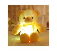 (Yellow, 50cm) Creative Light Up LED Inductive Teddy Bear Stuffed Animals Plush Toy Colorful Glowing Teddy Bear