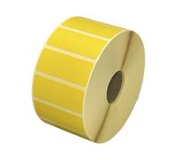 Yellow 50mm x 20mm Direct Thermal Labels, 36 Rolls / 2,500 per roll, Permanent Adhesive, Compatible with Munbyn, Citizen, Zebra, Brother, Toshiba, etc Label Printers (50mm x 20mm, 36, Count)