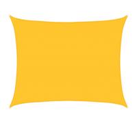 (yellow, 6 x 7 m) vidaXL Sunshade Sail Canopy Screen Balcony Awning Canopy HDPE Rectangular