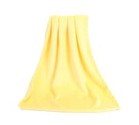 (Yellow, 70x100cm) Coral Fleece Blankets Super Soft Shaggy Universal Solid-color Fleece Blankets For Sofa