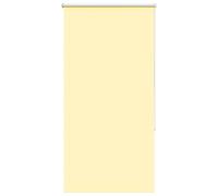 vidaXL Roller Blind Blackout Yellow 85x130 cm Fabric Width 80.7 cm