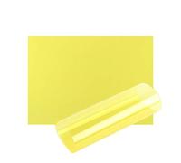 Yellow Acetate Sheets OHP Film A4 Acetate Sheet Tinted Page Overlays Reading Aid Colour Clear Plastic Craft Thick (5 Sheets - A4-21cm x 29.7cm)