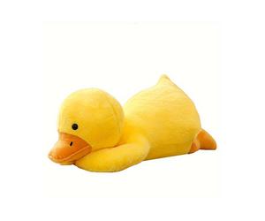 (Yellow) Adorable Quacktastic Duck Plush Pillow - Soft, Cuddly Companion in White/Yellow