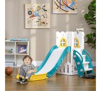 (Yellow) AIYAPLAY 4 in 1 Kids Slide for Indoor Use, for Toddlers 1-3 Years