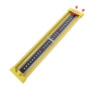 Yellow Alloy U Tube Pressure Gauge for Differential Measurement | Glass Viewing Tube, Rubber Connections, Stable Performance for Industrial Pipeline Monitoring in Environments