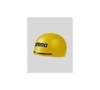 (Yellow) Areena 3D Soft Swim Cap Silicone Racing Training Hydrodynamic Wrinkle-Free