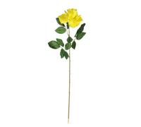 Yellow Artificial Premium Rose Large