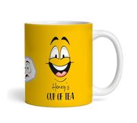 Yellow Background Funny Faces Tea Coffee Cup Custom Gift Personalised Mug |Personalised Birthday Mug | Tea Mug | Coffee Mug | Personalised Mug | Birthday Present | Cup |Custom Gift