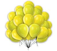 Yellow Balloons 25 Pcs Balloon Pack 10 Inch Yellow Sunshine Sunflower Themed decoration Lemon Daisy Balloon Birthday Party Wedding Baby Shower Carnival Honey Bee Party Decoration