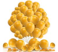 Yellow Balloons 5 Inch Small Balloons Decorative Latex Balloons Romantic Party Balloons for Birthday Parties Wedding Baby Shower Valentine Anniversary Celebration Balloon Pack of 100