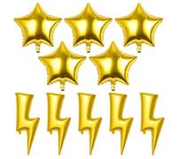 Yellow Balloons, Decorative Party Supplies for Birthday Celebrations, Set of 10 Inflatable Balloons with Vibrant Colours, Ideal for Themed Events and Festive Occasions