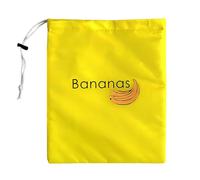 Yellow Banana Bag for Fridge 35cm X 28cm Protects Fresh Banana Fruit Vegetable in Fridge Keeps Fresher for Longer Drawstring Storage Bag Shockproof Vegetable and Fruit Shopping Bags