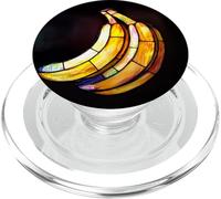 Yellow Banana Bananas Pattern Print PopSockets PopGrip for MagSafe
