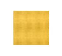 (Yellow) Baseplate Base Plates Building Blocks 32 x 32 Dots Compatible for LEGO Boards
