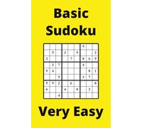 Yellow Basic Sudoku Book, 9x9 Puzzles, 200 Pages, 5x8, Very Easy