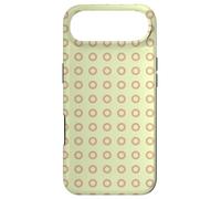Yellow Beige Roundish Ring Circle Bubble Dotty Spot Pattern Case for iPhone Air
