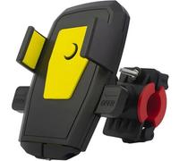 Yellow Bicycle Phone Holder Universal Bike Smartphone Mount Handlebar Cell Phone Holder 360 Degrees Rotatable