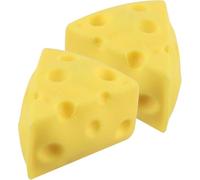 Yellow Big Cheese Squishy, Squishy Cheeses, Squeeze Cheeses, Giant Cheese Squishys, Rebounding Jumbo Squishy-Cheesess, Soft Novelty Toy, for Adults (B-3pcs)