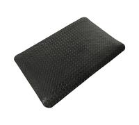 Yellow Black Blue Green Cushion Floor Mat for Standing At Work, Comfort Anti-Fatigue Conductive Mat for Factory Workshop Electrostatic Room(Black,45x105x2cm/18x40x(4/5)")