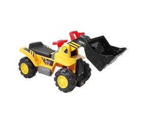 Yellow-Black Bulldozer Toy For Children 18-36 Months With Wheels Res